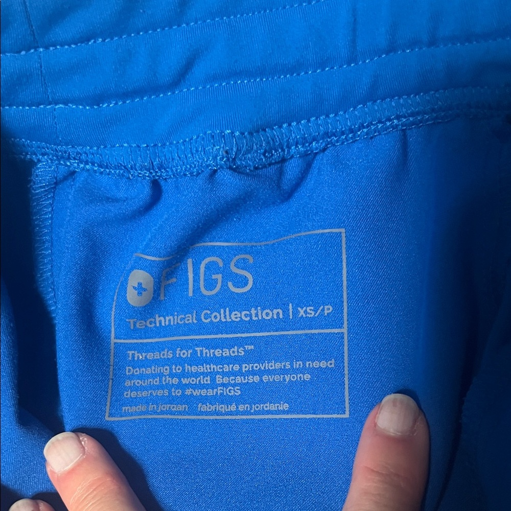 Figs Royal blue Zamora jogger - Picture 4 of 9